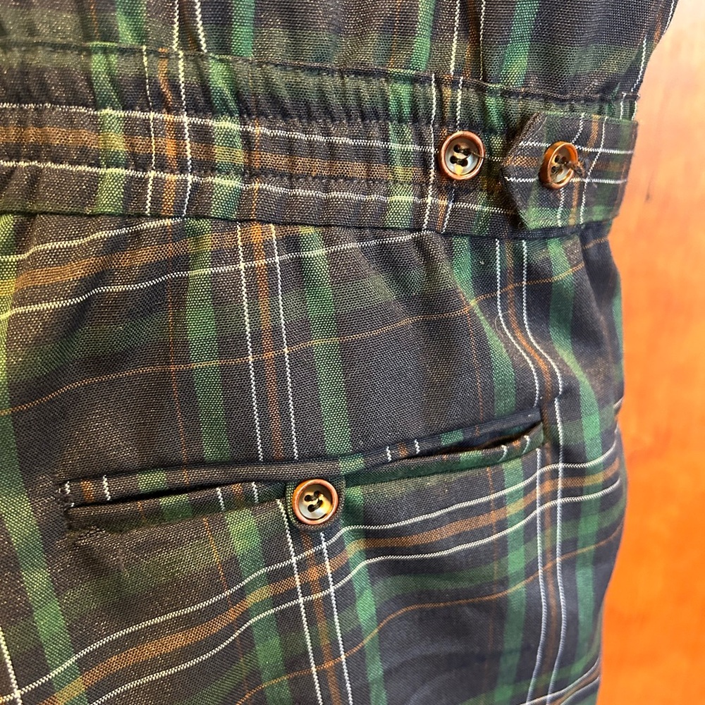 Romperjack men’s size Large one-piece like new condition Navy plaid - Picture 7 of 9